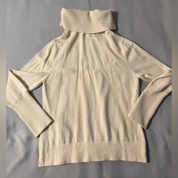 Fenn Wright Manson Women’s Size XL 100% Merino Wool Turtleneck Ivory - Picture 7 of 7